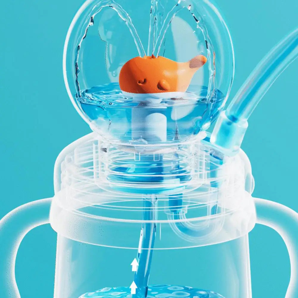 10oz Whale Fountain Sippy Cup
