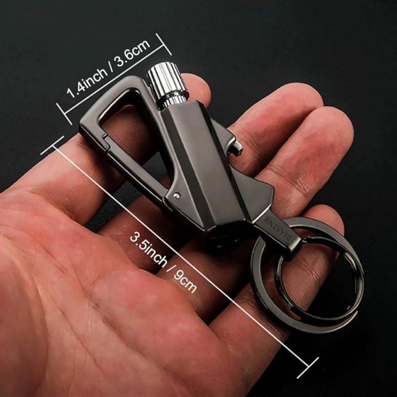 3-in-1 All-Metal Multi-functional Tool Keychain