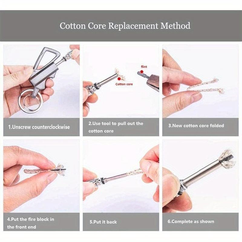 3-in-1 All-Metal Multi-functional Tool Keychain