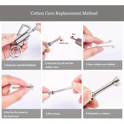 3-in-1 All-Metal Multi-functional Tool Keychain