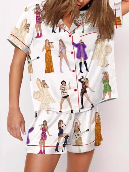 Women's The Eras Tour 2 Piece Pajama Set