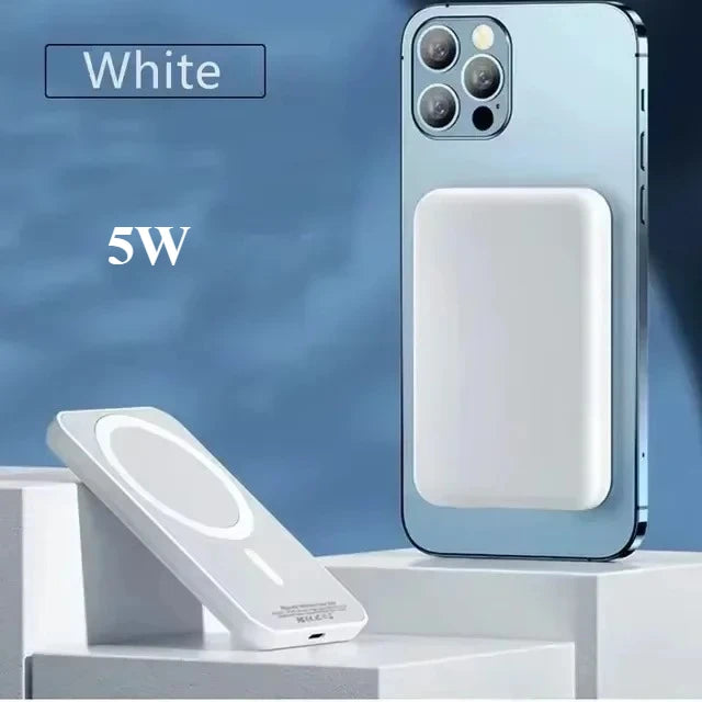 5000mAh Magnetic Power Bank, Wireless Portable Charger, Fast Charging MagSafe Battery Pack for iPhone 12/13/14/15/16/Plus/Pro Max