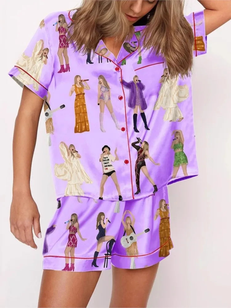 Women's The Eras Tour 2 Piece Pajama Set