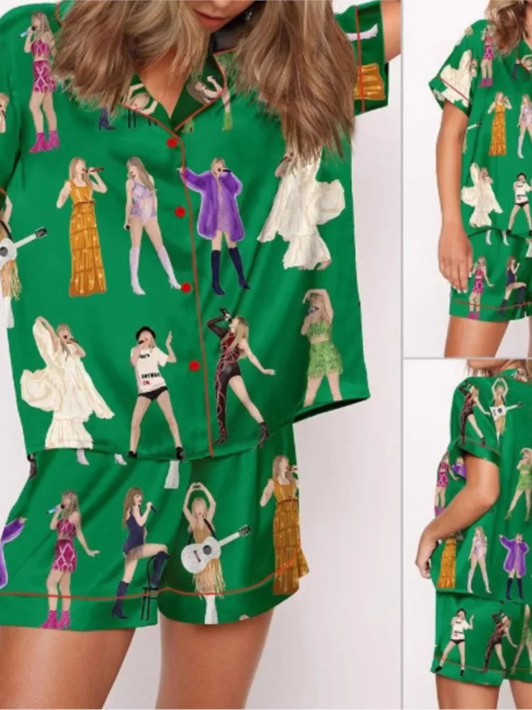 Women's The Eras Tour 2 Piece Pajama Set