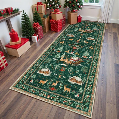 Vintage Christmas Rug