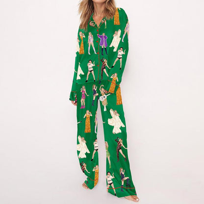 Women's The Eras Tour 2 Piece Pajama Set