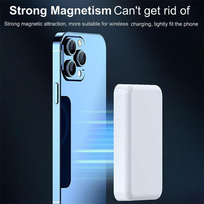 5000mAh Magnetic Power Bank, Wireless Portable Charger, Fast Charging MagSafe Battery Pack for iPhone 12/13/14/15/16/Plus/Pro Max