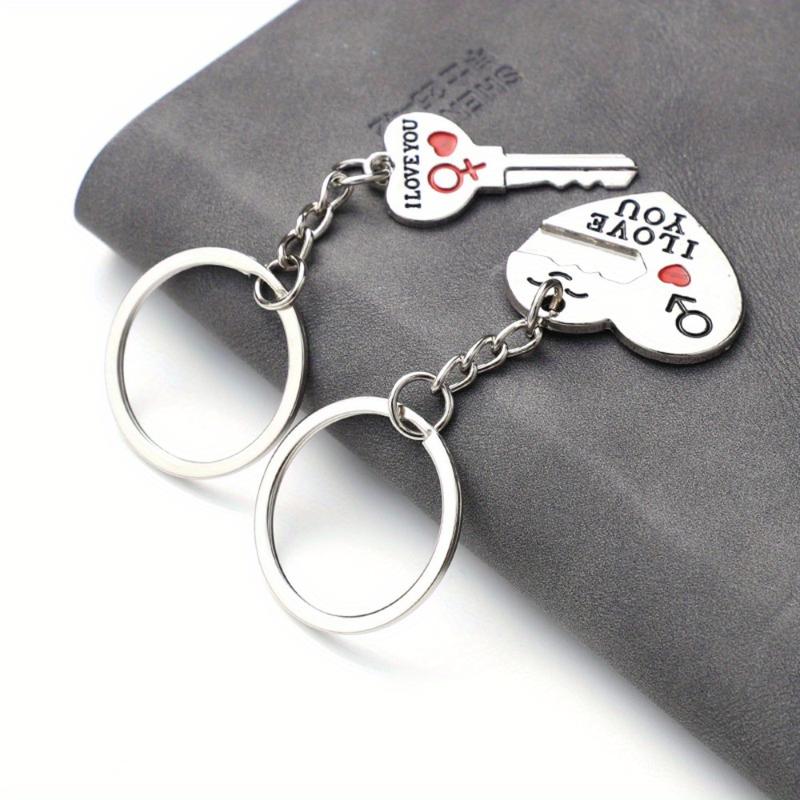 Love Heart Key Keychain