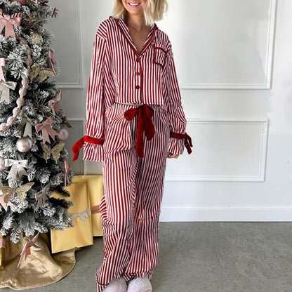 Women's Candy Cane Cozy Set
