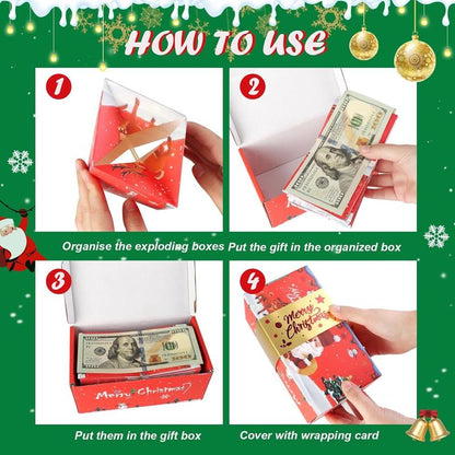 Christmas Surprise Money Explosion Box