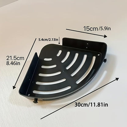 3-Pack Corner Shelves Storage Rack, Drill Free Wall Mount, Shower Organizer, and 40lbs Load Capacity