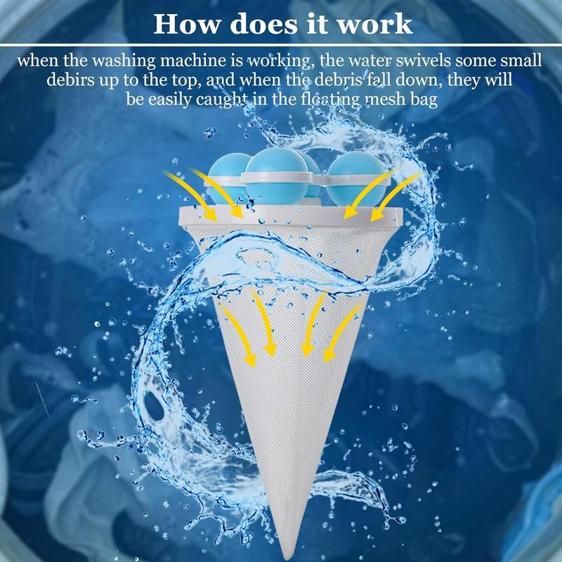 FurCatch™ Floating Laundry Hair Filter